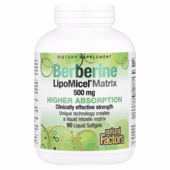 Natural Factors – 小蘗鹼 Berberine LipoMicel Matrix