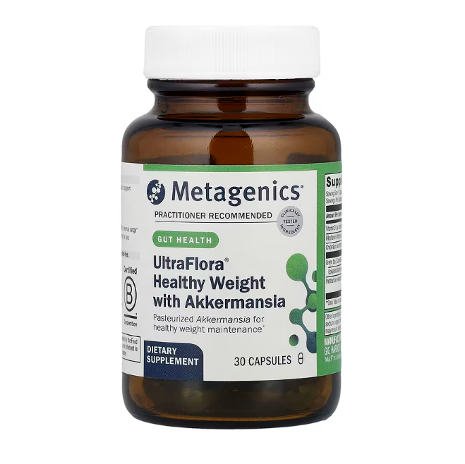 Metagenics - UltraFlora® 健康體重膠囊 | 含嗜黏蛋白阿克曼菌 Akkermansia