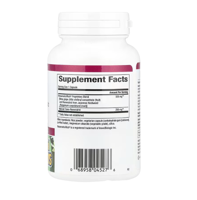 Natural Factors, ResveratrolRich® - 濃縮白藜蘆醇 (特強型):圖片 2